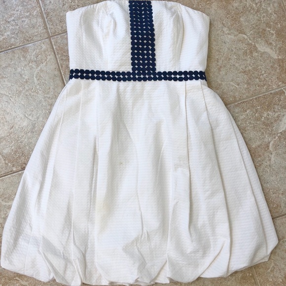 Lilly Pulitzer Strapless Bubble Dress - Picture 1 of 4